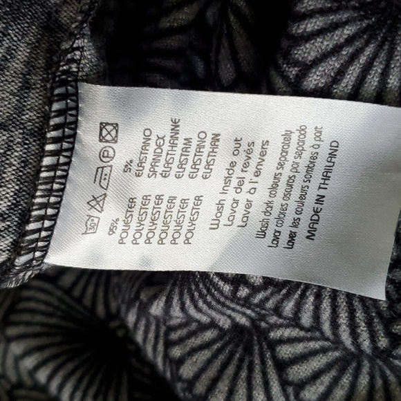 Black Swan Black & Gray Dress with black lace and Art Deco details - Picture 12 of 13